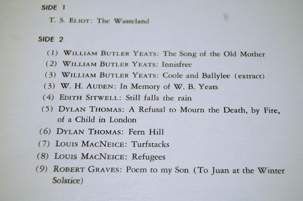 Various - Caedmon Treasury Of Modern Poets