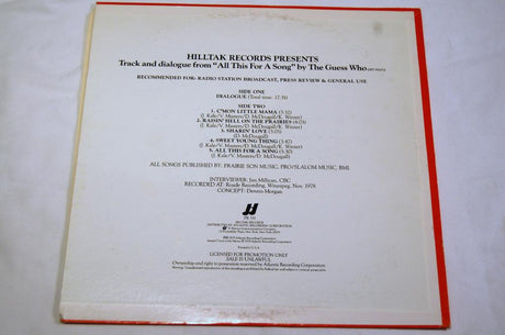 Guess Who, The - Track And Dialog from "All This For A Song"