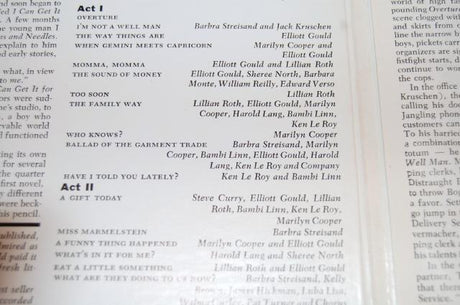 I Can Get It For You Wholesale - Original Cast - 1962 Streisand, Gould