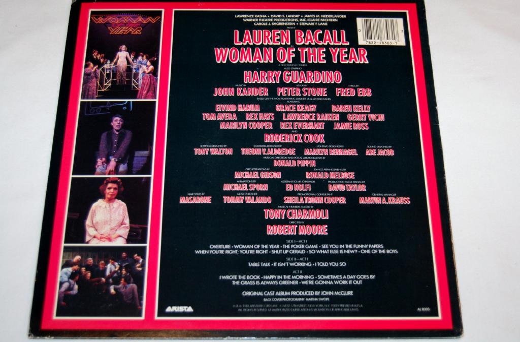Woman Of The Year - Original Cast - Lauren Bacall