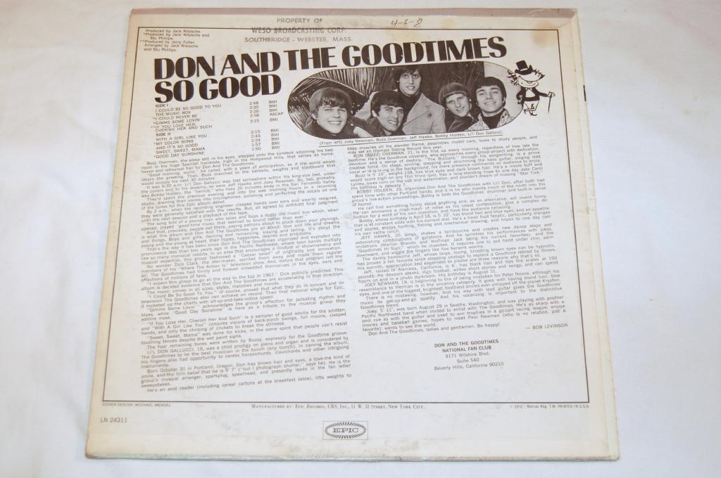 Don & The Good Times - So Good