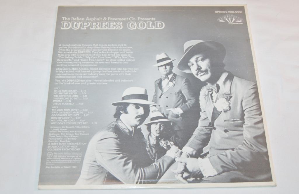 Duprees, The - Italian Asphalt & Paving