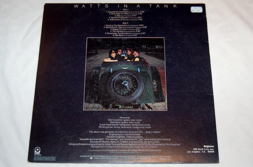 Diesel - Watts In A Tank