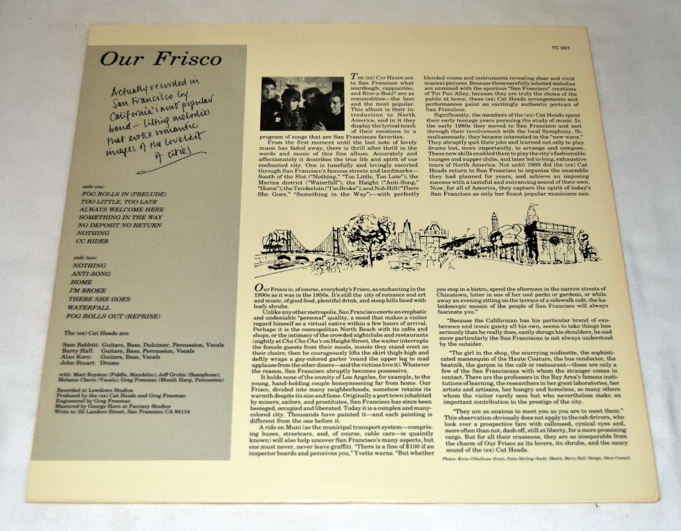 Cat Heads, The (Ex) - Our Frisco