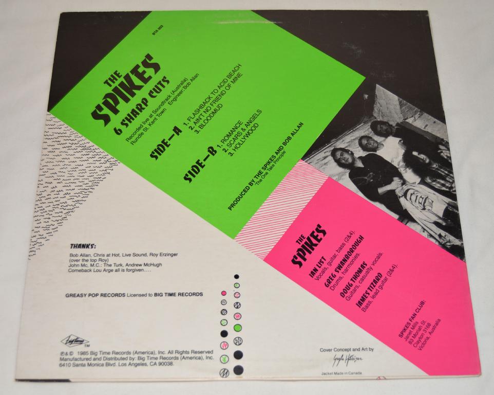 Spikes, The - 6 Sharp Cuts