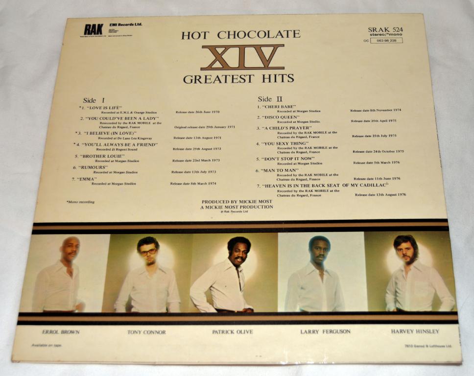 Hot Chocolate - XIV Greatest Hits