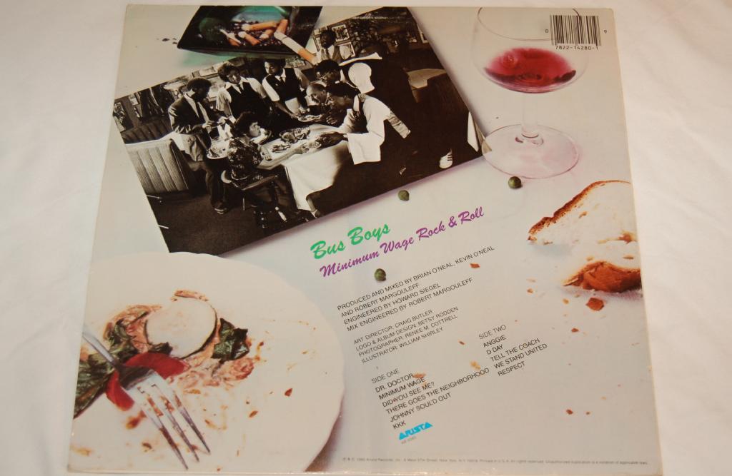 Bus Boys - Minimum Wage Rock N Roll