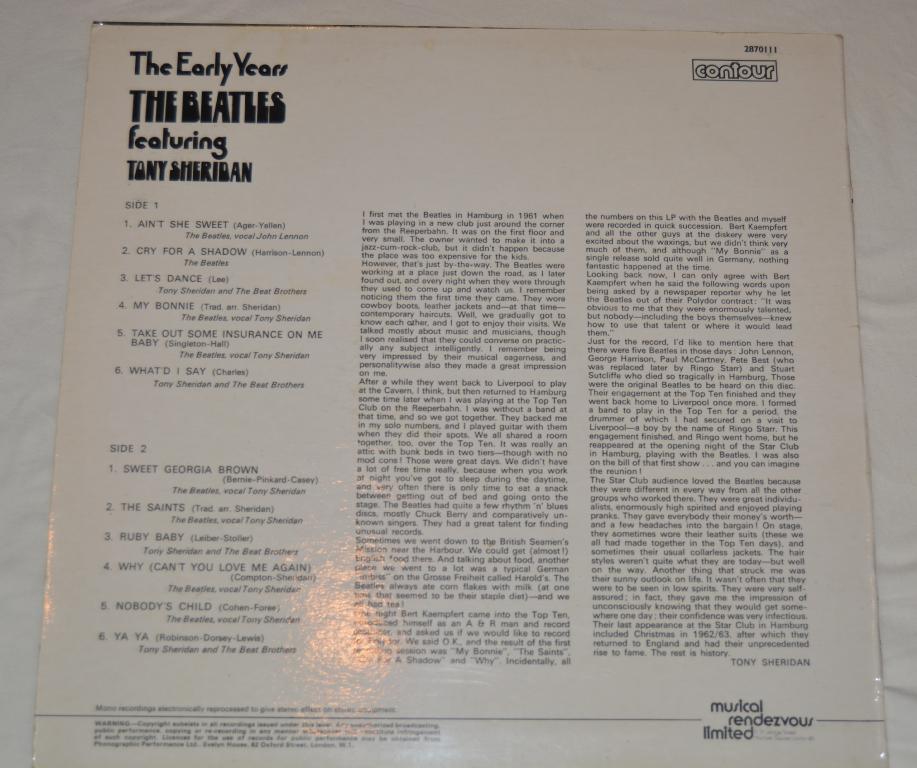 Beatles, The - The Early Years