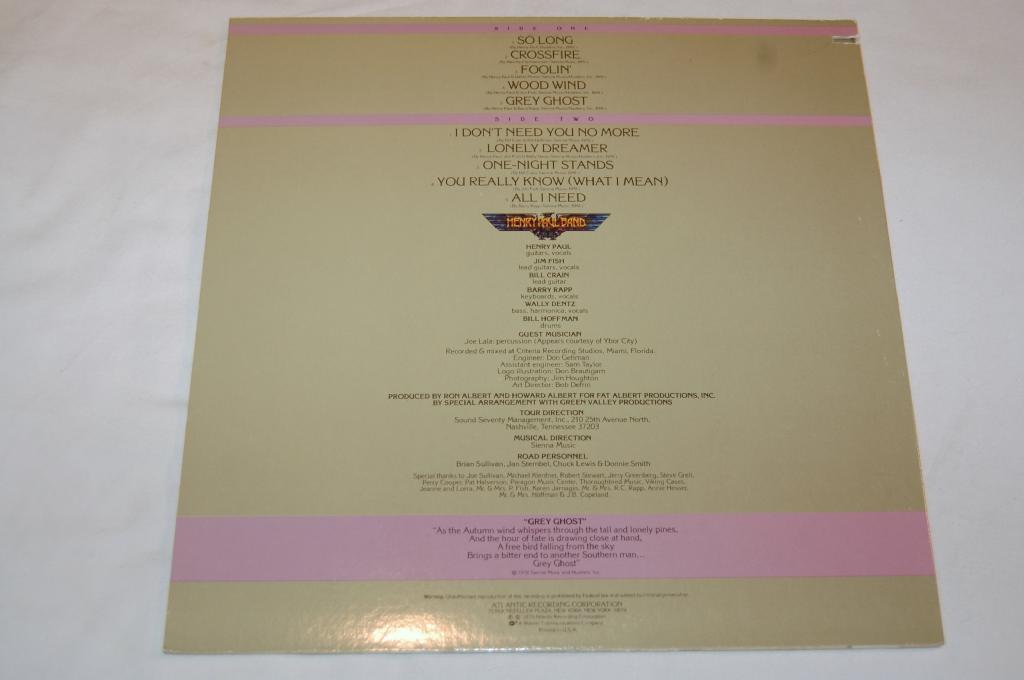 Paul, Henry Band - Grey Ghost