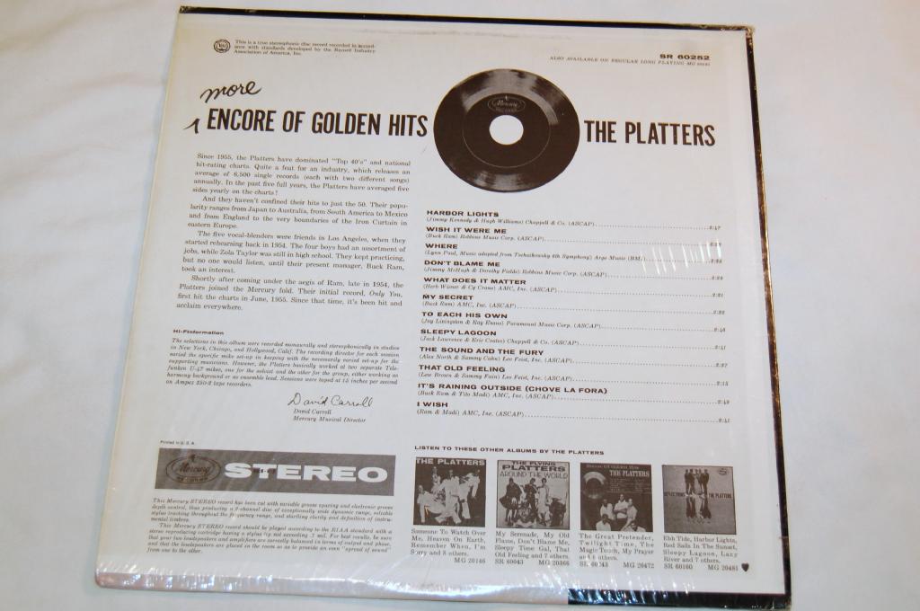 Platters, The - More Encore Of Golden hits