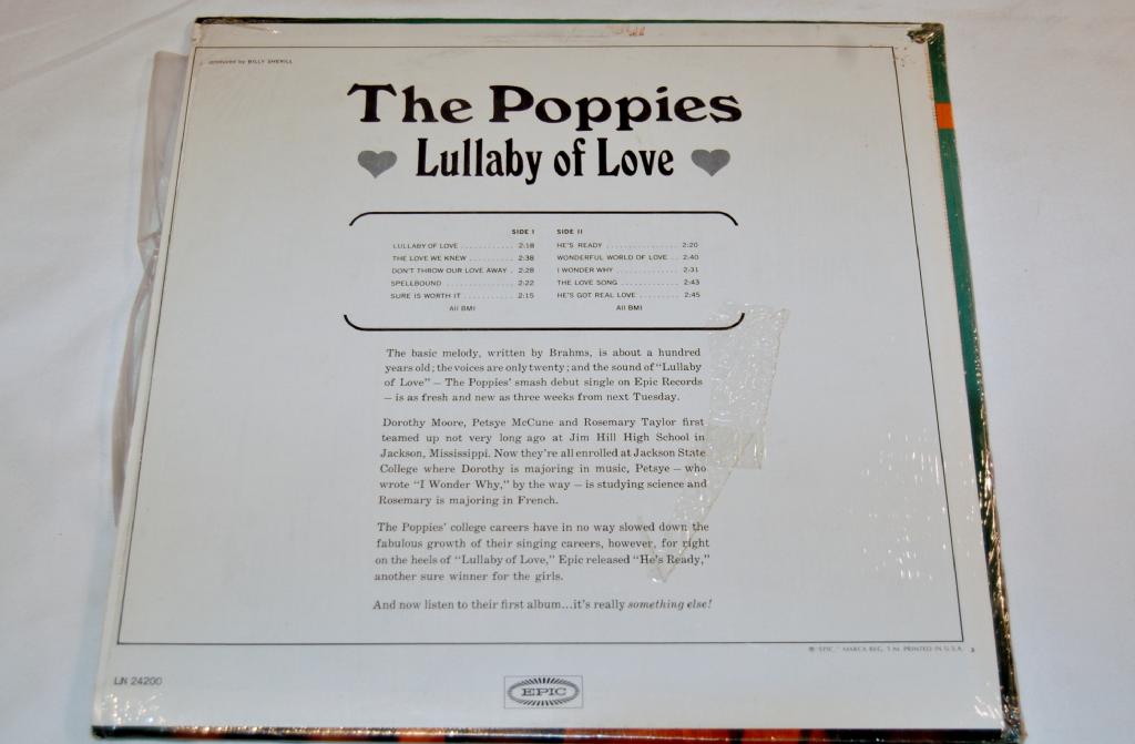 Poppies, The - Lullaby Of Love