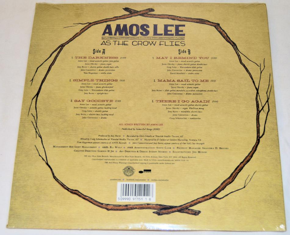 Lee, Amos - As The Crow Flies