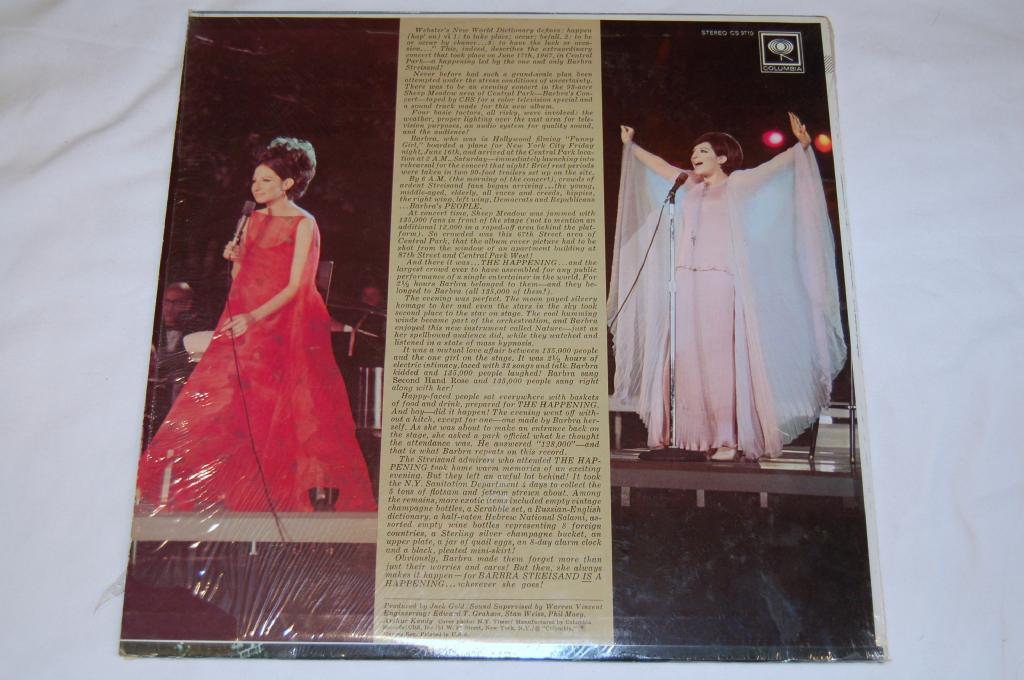 Streisand, Barbra - A Happening In Central Park