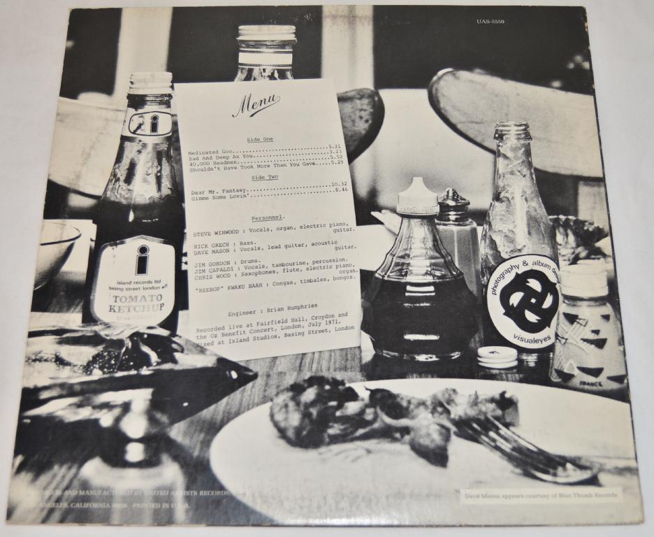 Traffic - Welcome To The Canteen