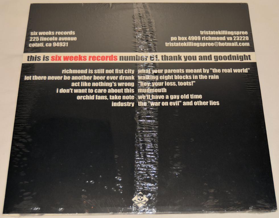 Tristatekillingspree - Some Words On The Subject Of Being Alive