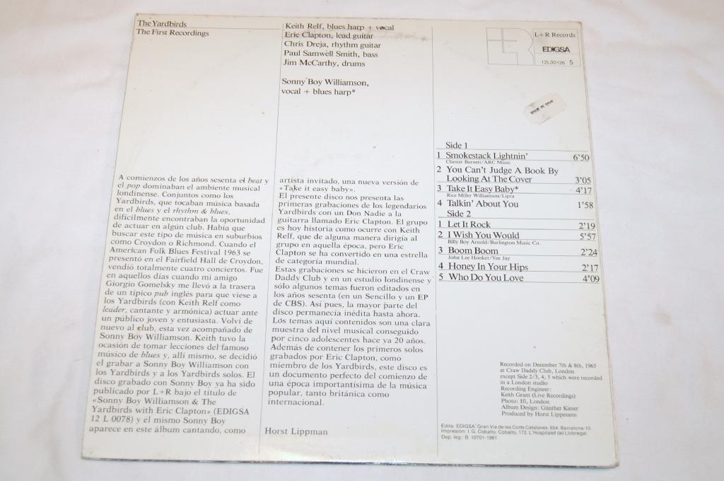 Yardbirds, The - London 1963, The First Recordings!