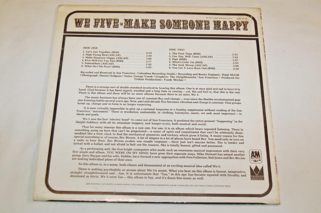 We Five - Make Someone Happy
