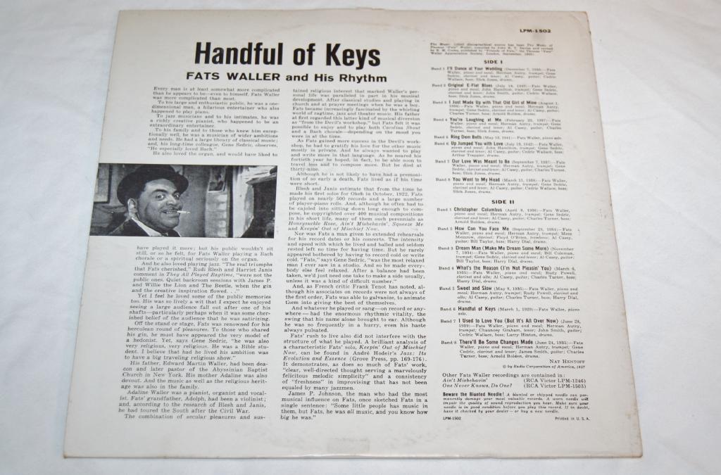 Waller, Fats - Handful Of Keys
