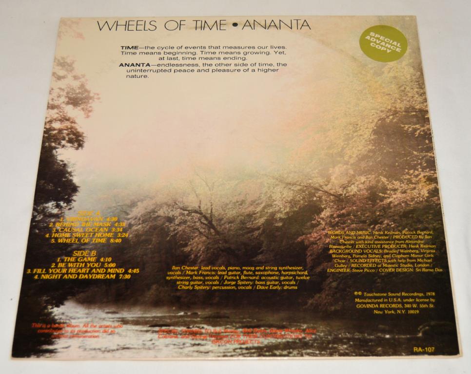 Wheels Of Time - Ananta