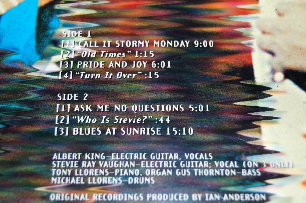 King, Albert & Vaughan, Stevie - In Session