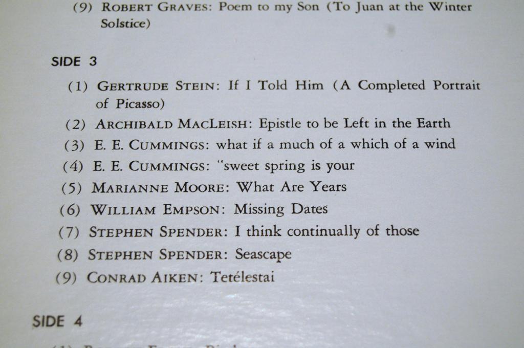 Various - Caedmon Treasury Of Modern Poets