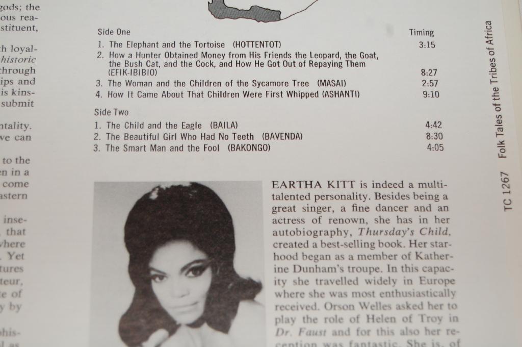 Kitt, Eartha - Folk Tales Of Africa