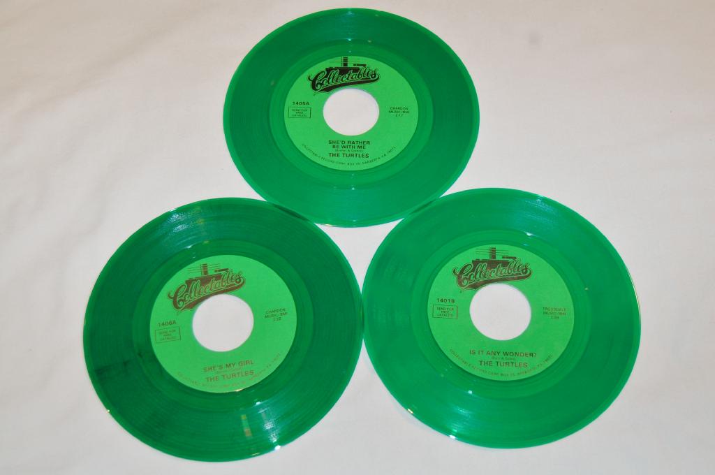 Turtles, The - (8) 45, Green Vinyl