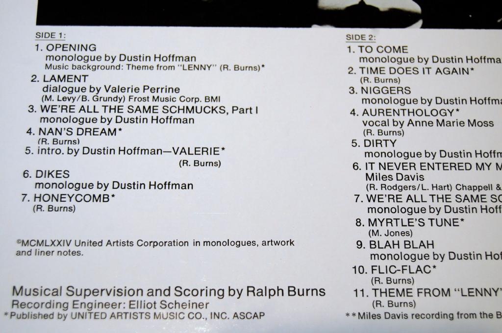 Lenny - Dustin Hoffman