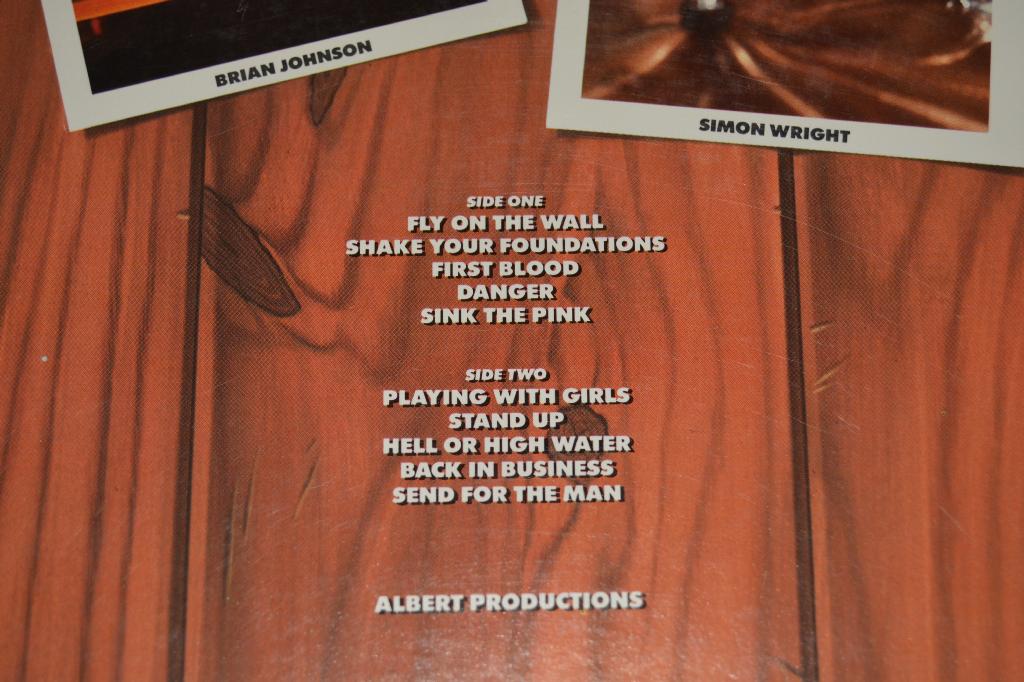 AC/DC - Fly On The Wall, Vinyl Record Album LP, Original Pressing