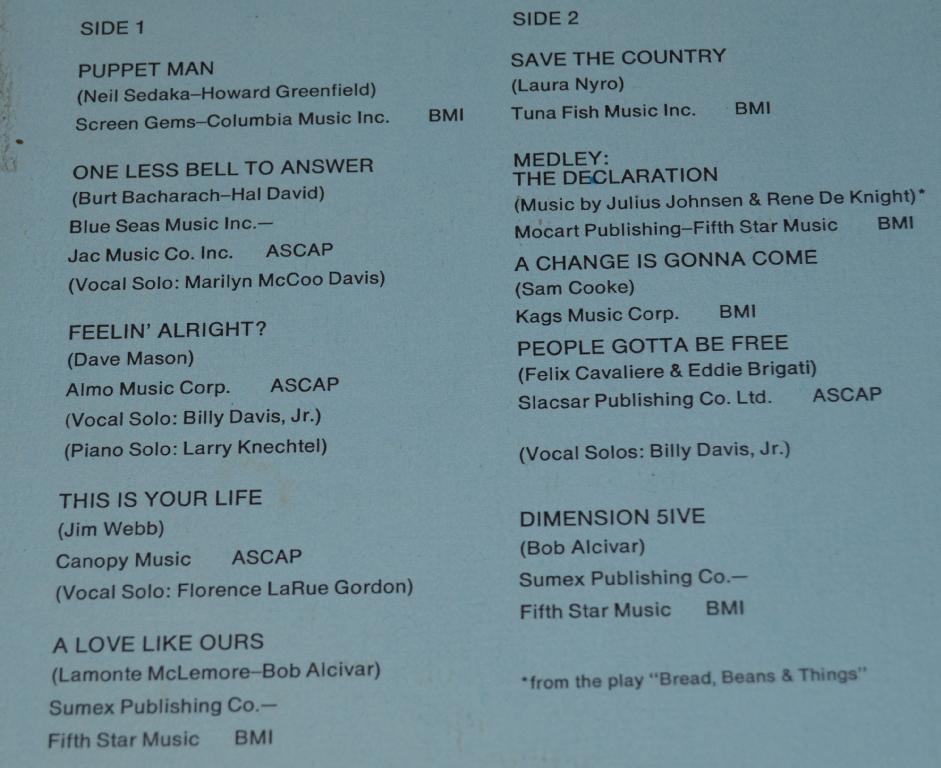 5th Dimension - Portrait