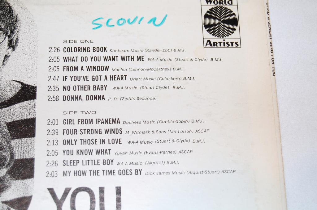 Chad & Jeremy - Sing For You