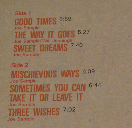 Crusaders - The Good And Bad Times