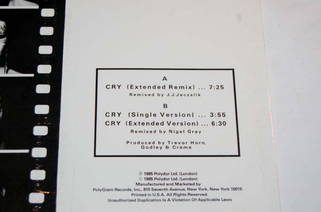 Godley & Creme - Cry