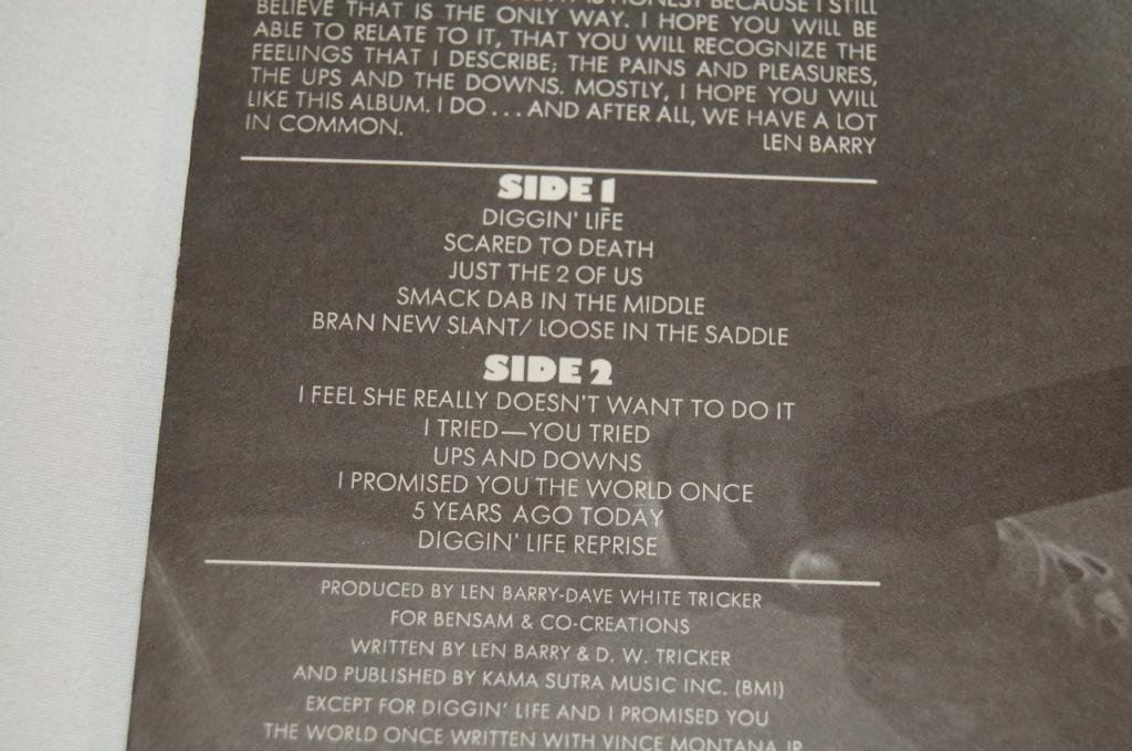 Barry, Len - Ups And Downs