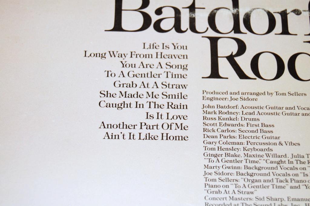 Batdorf & Rodney - Life Is You