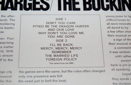 Buckinghams, The - Time & Charges