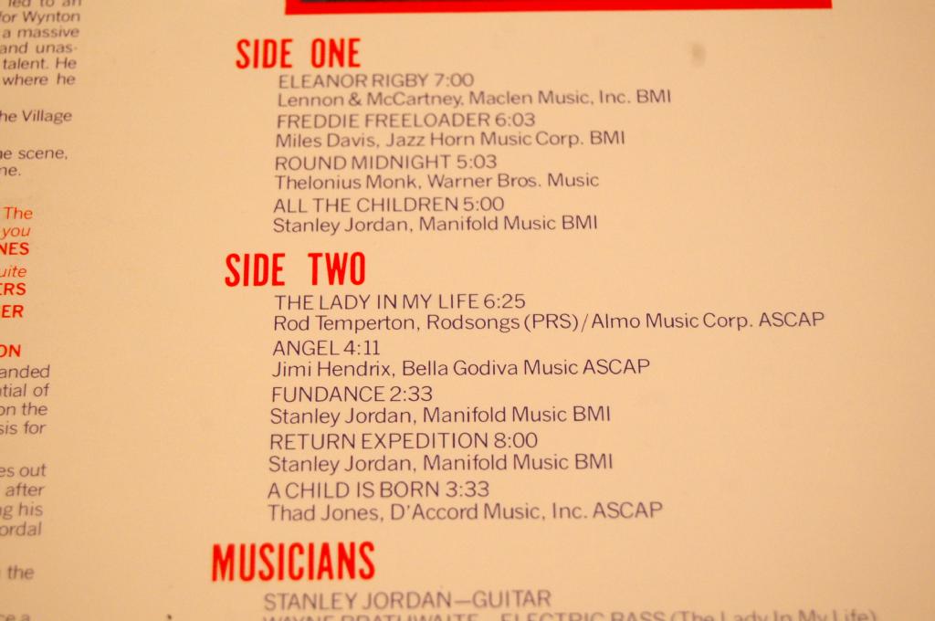 Jordan, Stanley - Magic Touch