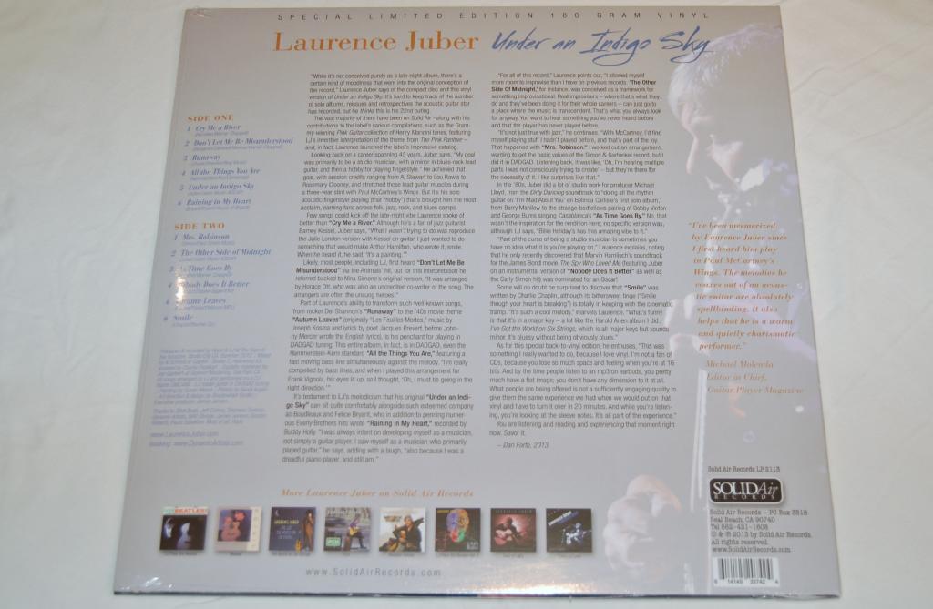 Juber, Laurence - Under An Indigo