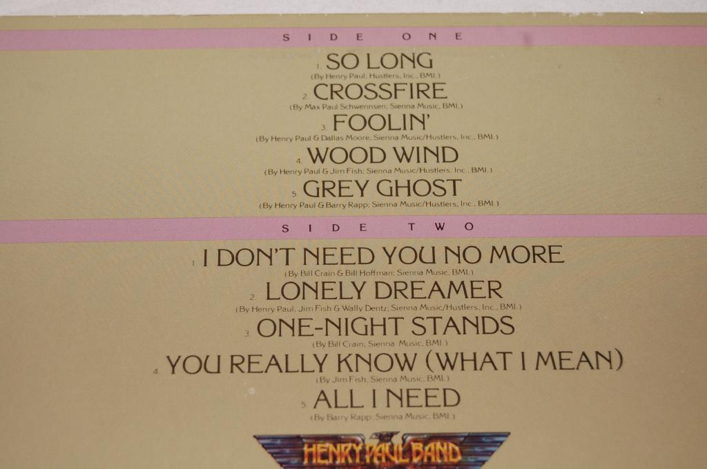 Paul, Henry Band - Grey Ghost