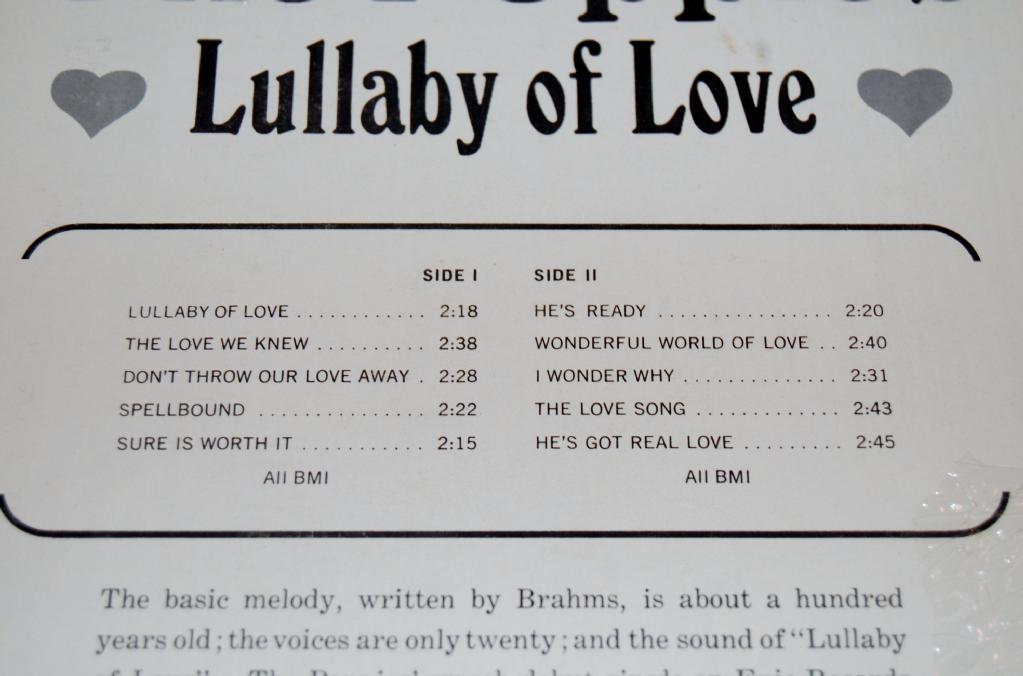 Poppies, The - Lullaby Of Love