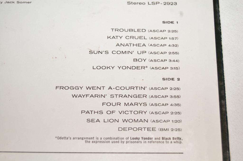 Odetta - Sings Of Many Things