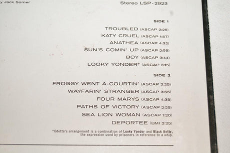 Odetta - Sings Of Many Things