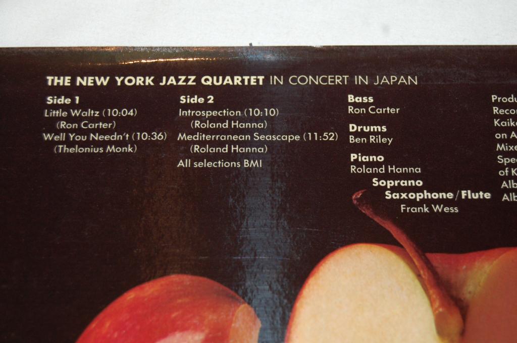 New York Jazz Quartet - In Concert In Japan