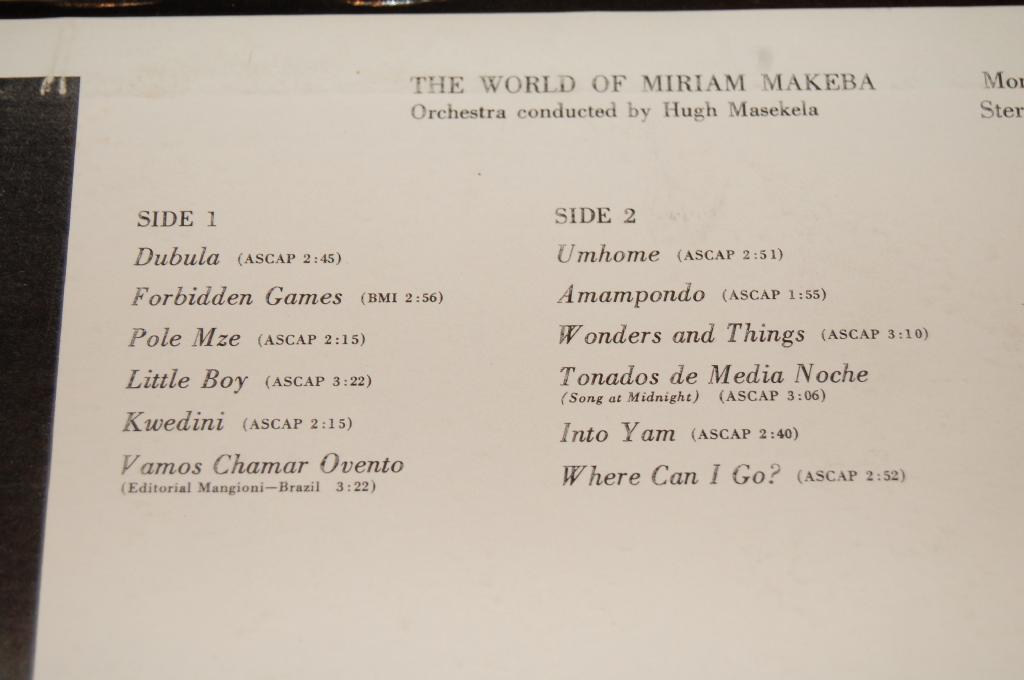 Makeba, Miriam - The World Of