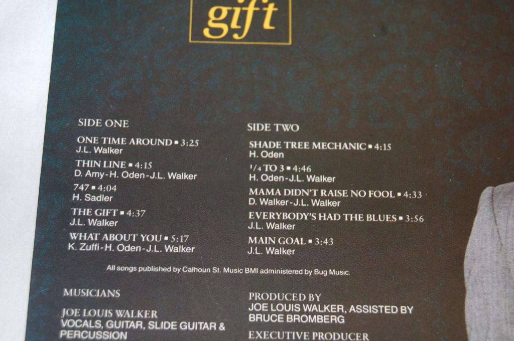 Walker, Joe Louis - The Gift