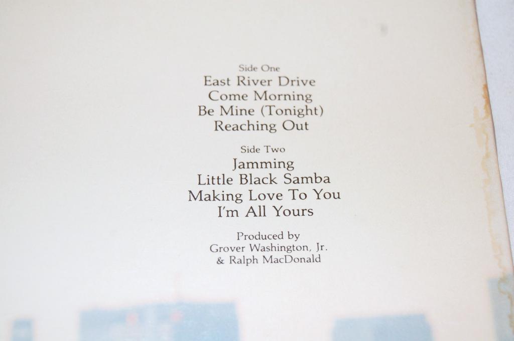 Washington, Grover Jr - Come Morning