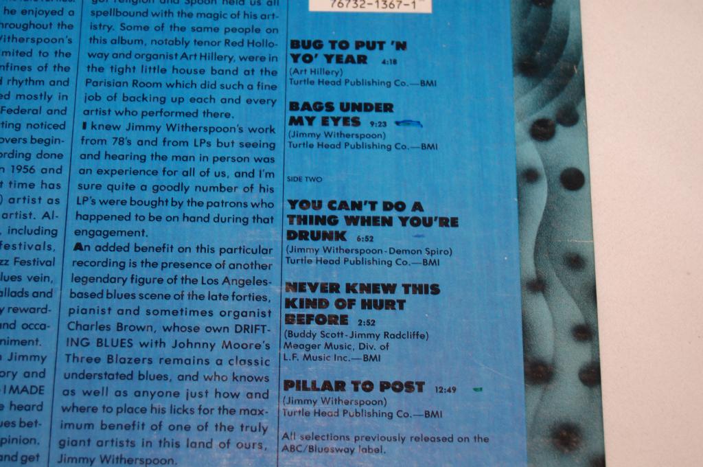 Witherspoon, Jimmy - Jimmy's Blues