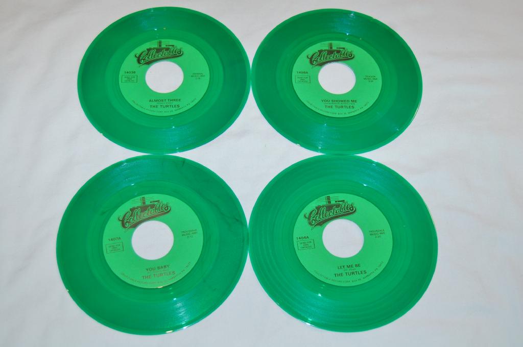 Turtles, The - (8) 45, Green Vinyl