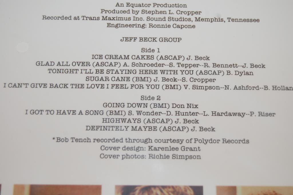 Beck, Jeff - Jeff Beck Group