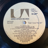 Bassey, Shirley - And I Love You So